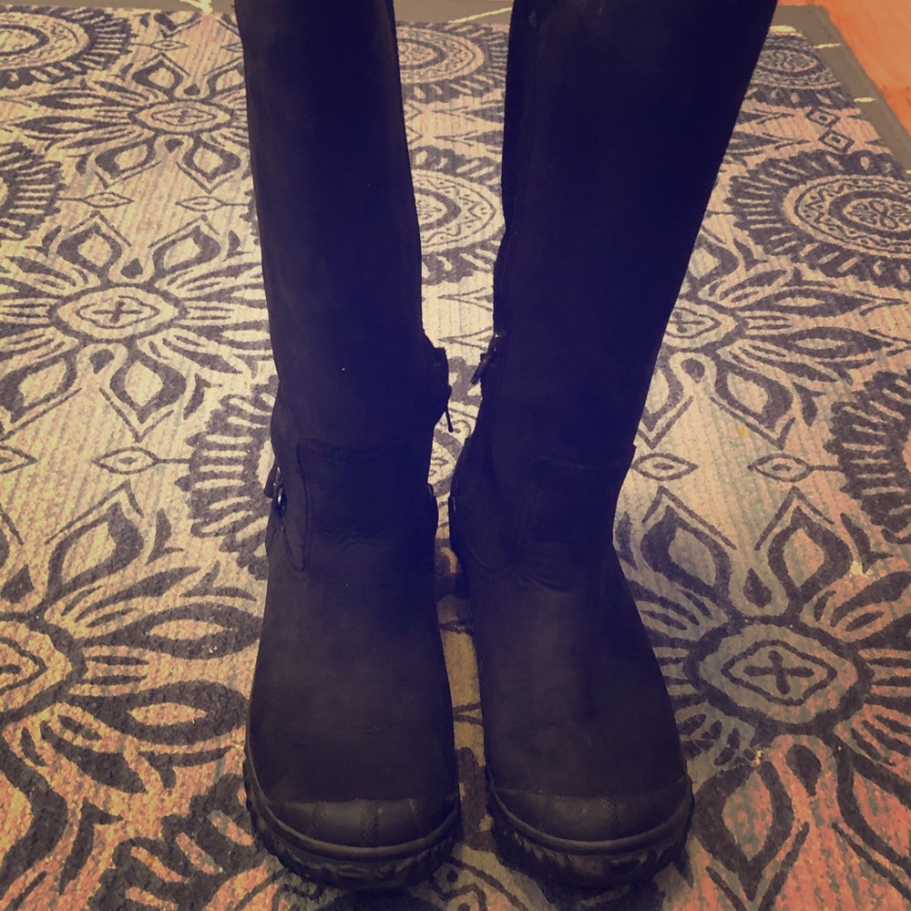 Sorel slimboot suede/leather knee high boots.